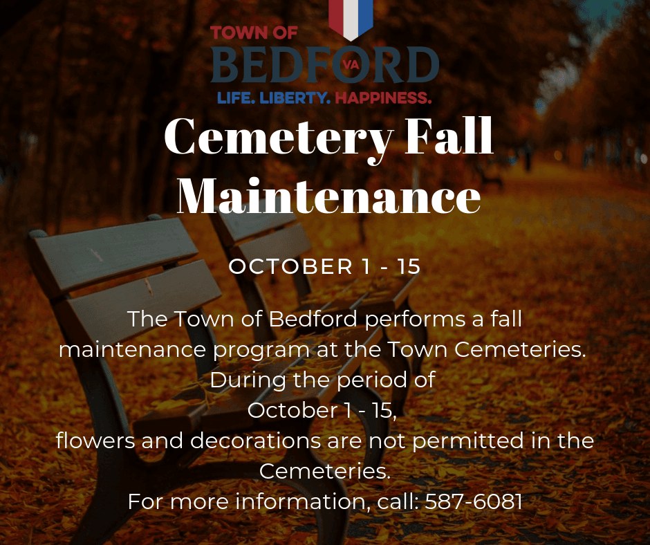 Cemetery Fall Maintenance