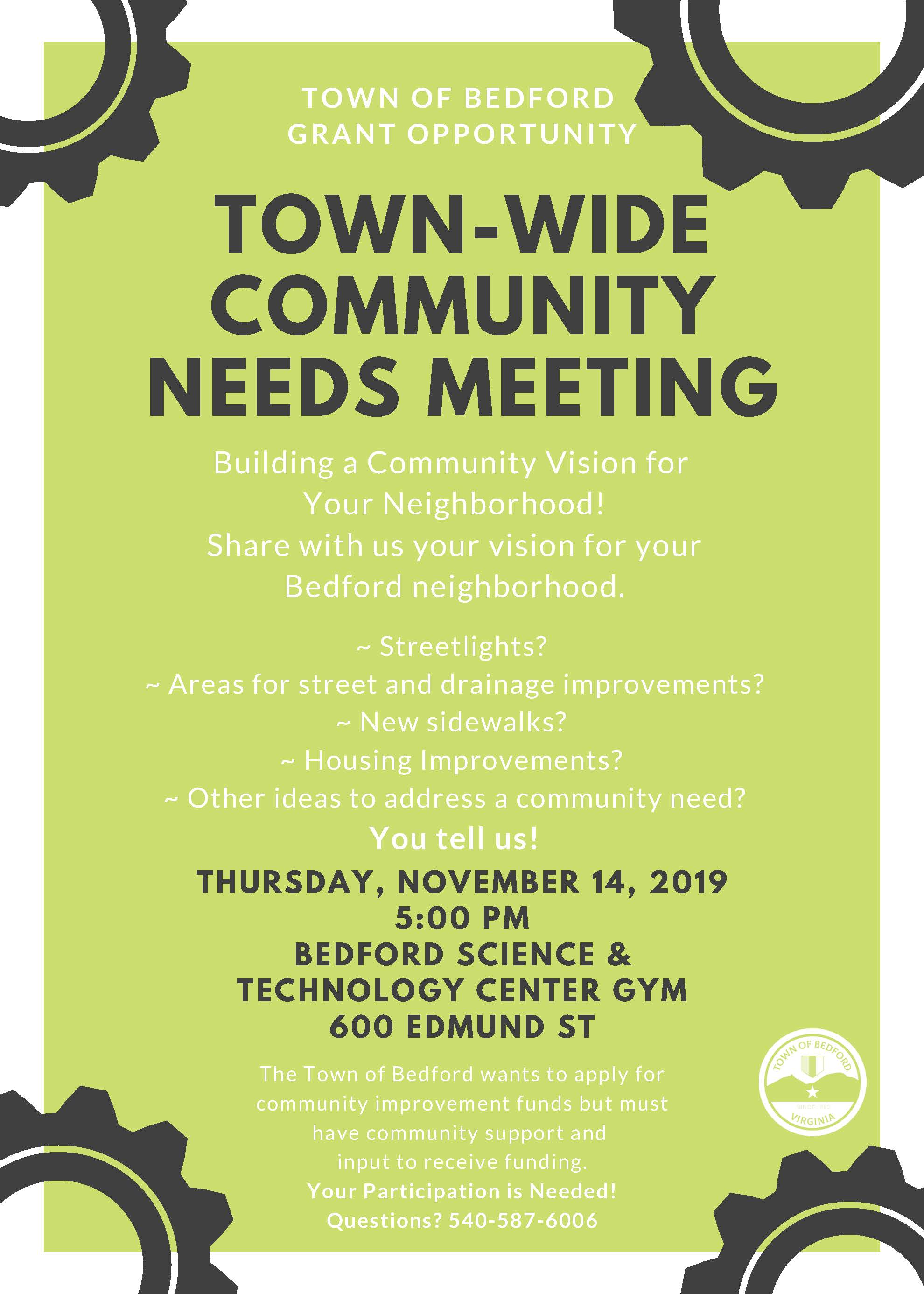 Community Meeting flyer - 11-01-2019