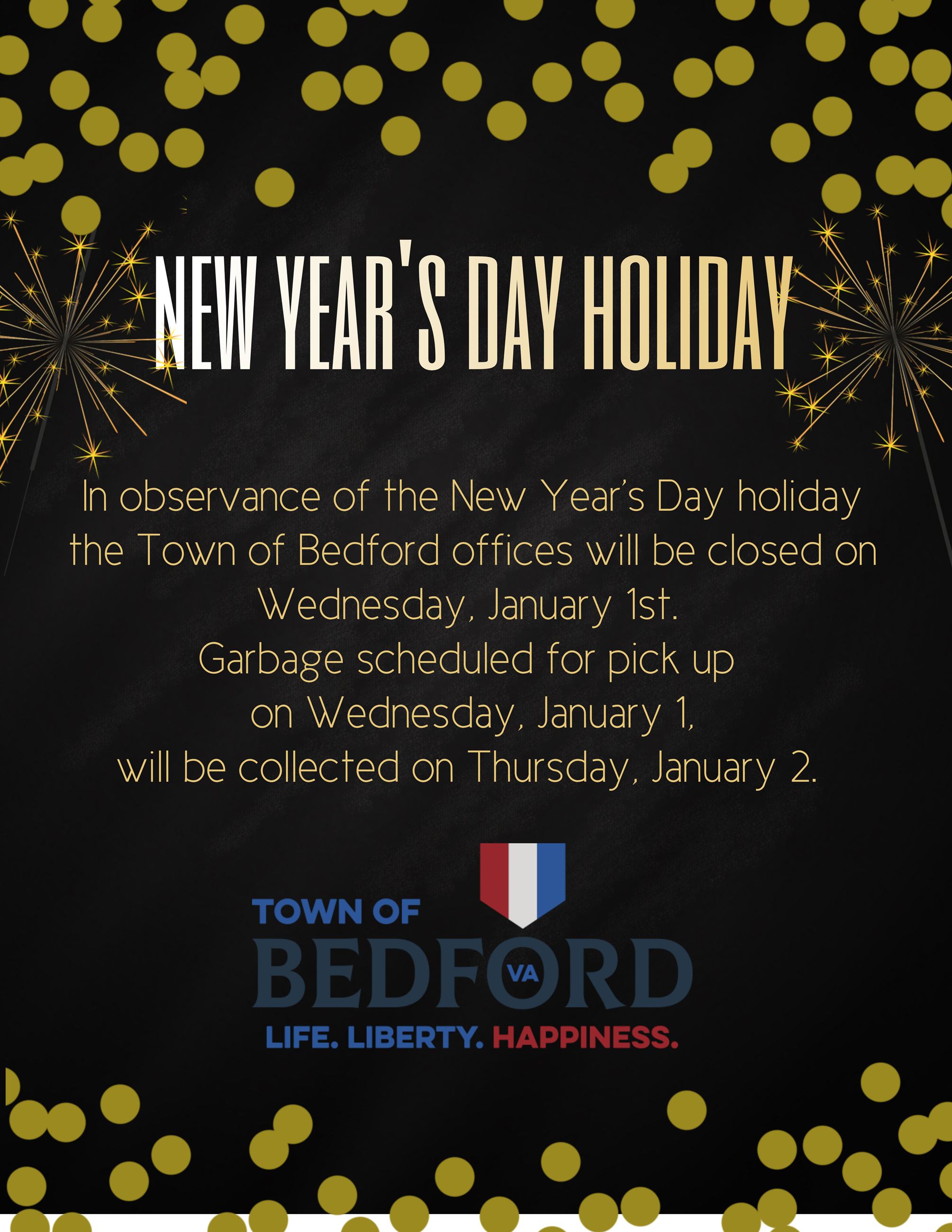 New Year Holiday Closing 2020