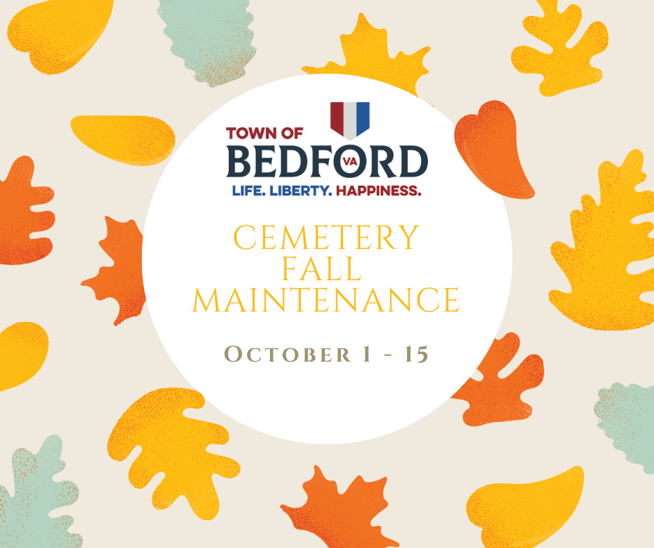 Cemetery Fall Maintenance 2020
