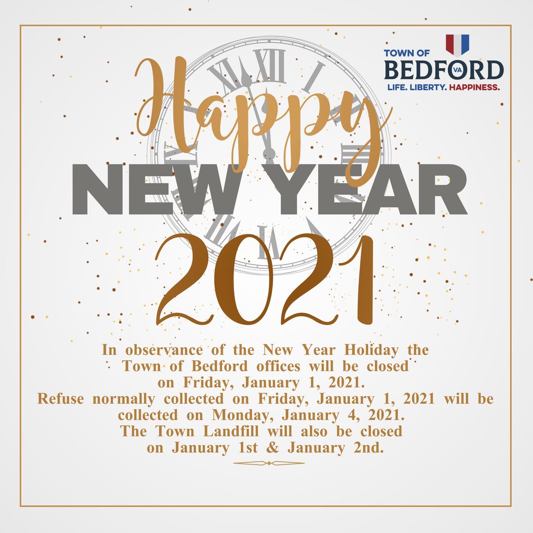 New Year Holiday Closing 2021