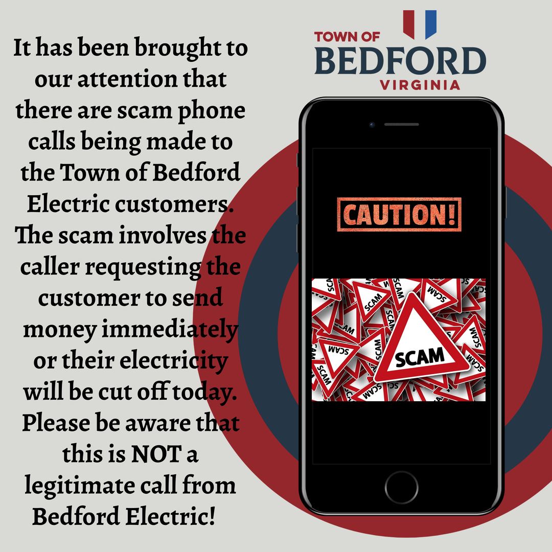 Bedford Electric SCAM Call Alert